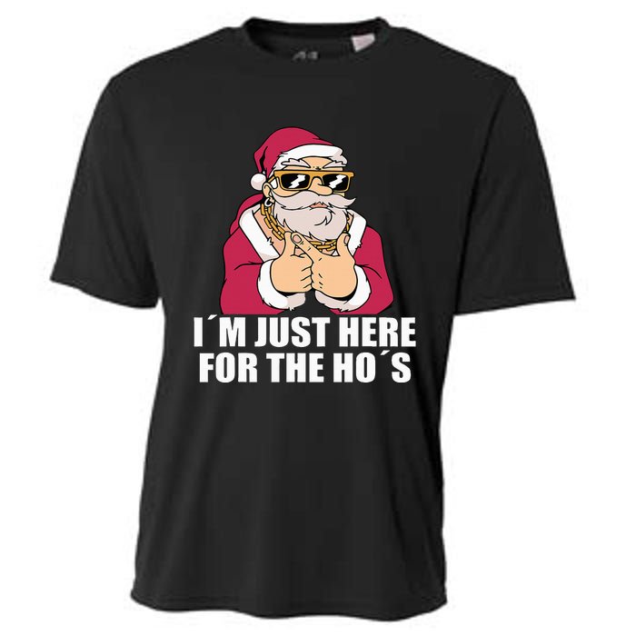 Gangsta Santa Naughty and Nice Xmas Vibes Cooling Performance Crew T-Shirt