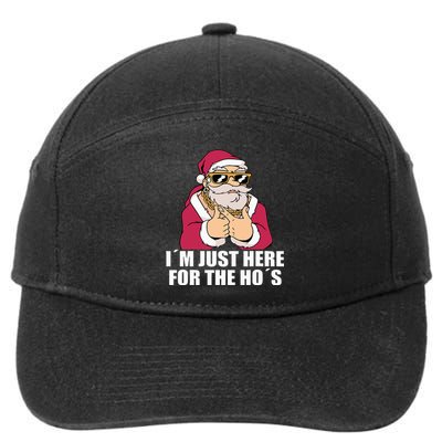 Gangsta Santa Naughty and Nice Xmas Vibes 7-Panel Snapback Hat