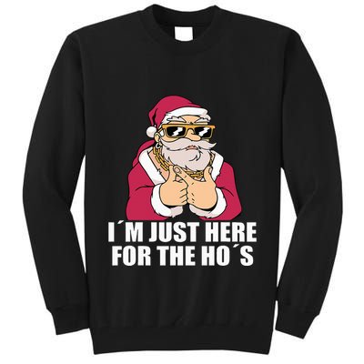 Gangsta Santa Naughty and Nice Xmas Vibes Tall Sweatshirt