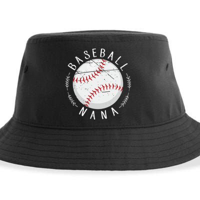 Grandmother Sports Nana Baseball Mother Sustainable Bucket Hat