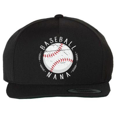 Grandmother Sports Nana Baseball Mother Wool Snapback Cap