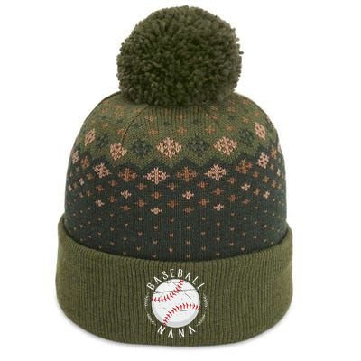 Grandmother Sports Nana Baseball Mother The Baniff Cuffed Pom Beanie