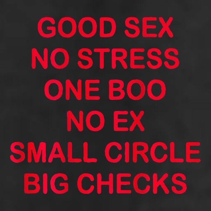Good Sex No Stress One Boo No Ex Small Circle Big Checks 7 Panel Mesh Trucker Snapback Hat