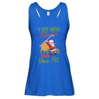 Goalie Sports Net Santa Claus Ice Hockey Cool Gift Ladies Essential Flowy Tank