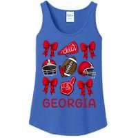 Georgia Sister Niece Coquette Bow Ladies Essential Tank