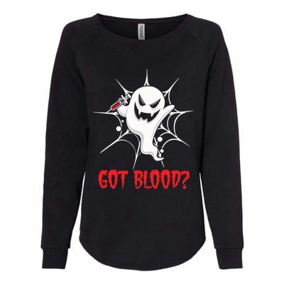 Ghost Syringe Needle Phlebotomist Phlebotomy Doctor Gift Womens California Wash Sweatshirt