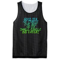 Good Sex No Stress One Boo No Ex Small Circle Back Motif Mesh Reversible Basketball Jersey Tank