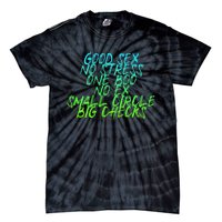 Good Sex No Stress One Boo No Ex Small Circle Back Motif Tie-Dye T-Shirt