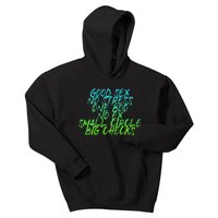 Good Sex No Stress One Boo No Ex Small Circle Back Motif Kids Hoodie