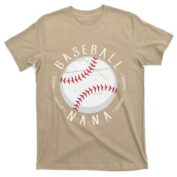 Grandmother Sports Nana Baseball Mother T-Shirt