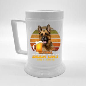 Ger Shepherd National Beer Day Jan 1 Dec 31 Beer Meaningful Gift Beer Stein