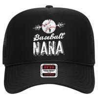 Grandmother Sports Nana Baseball Mother High Crown Mesh Back Trucker Hat