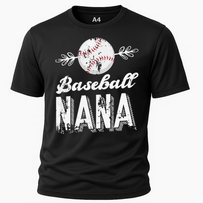 Grandmother Sports Nana Baseball Mother Cooling Performance Crew T-Shirt