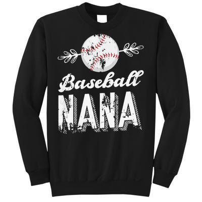 Grandmother Sports Nana Baseball Mother Sweatshirt