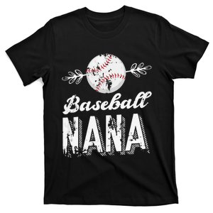 Grandmother Sports Nana Baseball Mother T-Shirt