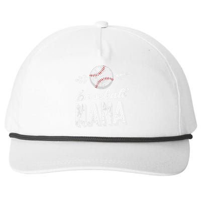 Grandmother Sports Nana Baseball Mother Snapback Five-Panel Rope Hat