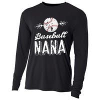 Grandmother Sports Nana Baseball Mother Cooling Performance Long Sleeve Crew