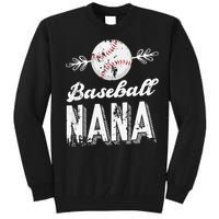 Grandmother Sports Nana Baseball Mother Tall Sweatshirt