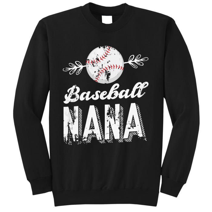 Grandmother Sports Nana Baseball Mother Tall Sweatshirt