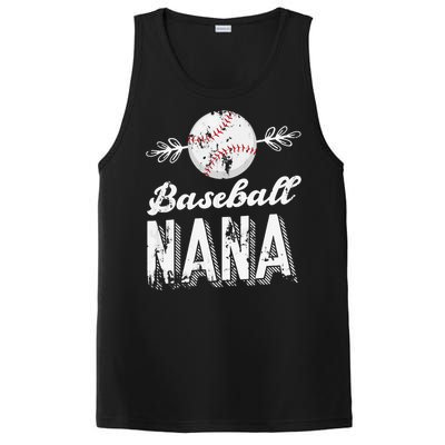 Grandmother Sports Nana Baseball Mother PosiCharge Competitor Tank