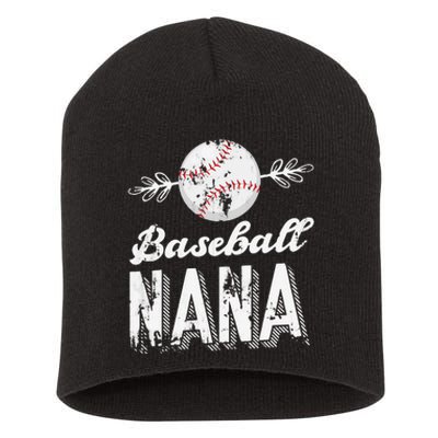 Grandmother Sports Nana Baseball Mother Short Acrylic Beanie