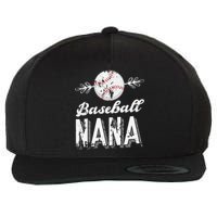 Grandmother Sports Nana Baseball Mother Wool Snapback Cap