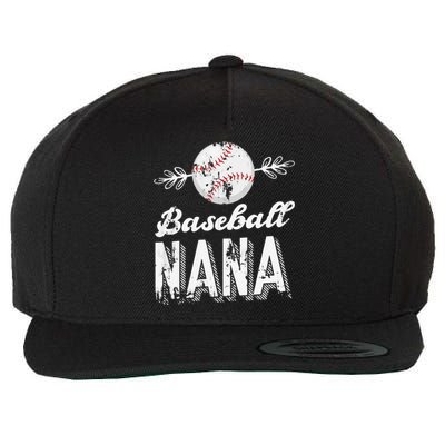 Grandmother Sports Nana Baseball Mother Wool Snapback Cap