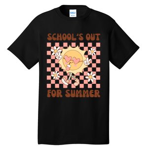 Groovy Schools Out For Summer Tall T-Shirt