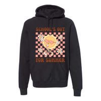 Groovy Schools Out For Summer Premium Hoodie