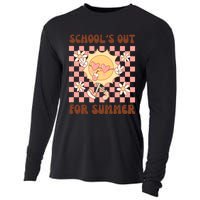 Groovy Schools Out For Summer Cooling Performance Long Sleeve Crew