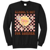 Groovy Schools Out For Summer Tall Sweatshirt