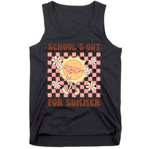 Groovy Schools Out For Summer Tank Top