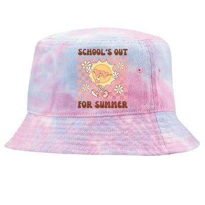 Groovy Schools Out For Summer Tie-Dyed Bucket Hat