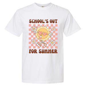 Groovy Schools Out For Summer Garment-Dyed Heavyweight T-Shirt