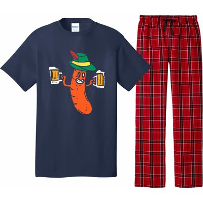 German Sausage Oktoberfest Wurst Bavarian Pajama Set