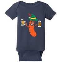 German Sausage Oktoberfest Wurst Bavarian Baby Bodysuit