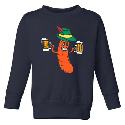 German Sausage Oktoberfest Wurst Bavarian Toddler Sweatshirt