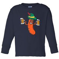 German Sausage Oktoberfest Wurst Bavarian Toddler Long Sleeve Shirt