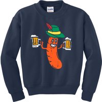 German Sausage Oktoberfest Wurst Bavarian Kids Sweatshirt