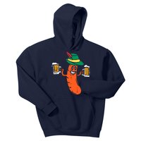 German Sausage Oktoberfest Wurst Bavarian Kids Hoodie