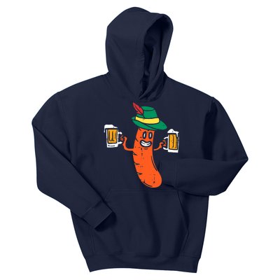 German Sausage Oktoberfest Wurst Bavarian Kids Hoodie