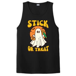 Groovy Stick Or Treat Er Tech Fall Autumn Nurse Halloween Great Gift PosiCharge Competitor Tank