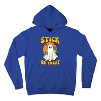 Groovy Stick Or Treat Er Tech Fall Autumn Nurse Halloween Great Gift Hoodie