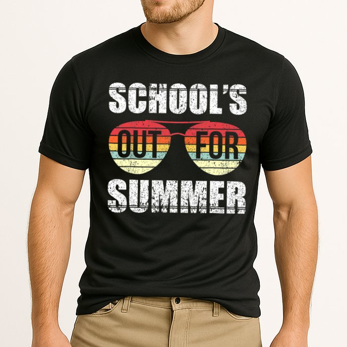 Graduation Schools Out For Summer Students Teacher Cooling Performance Crew T-Shirt