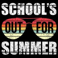 Graduation Schools Out For Summer Students Teacher Cooling Performance Crew T-Shirt