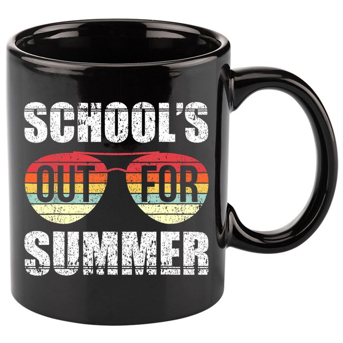 Graduation Schools Out For Summer Students Teacher 11oz C Handle Ceramic Mug