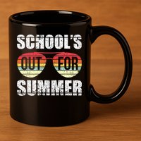 Graduation Schools Out For Summer Students Teacher 11oz C Handle Ceramic Mug