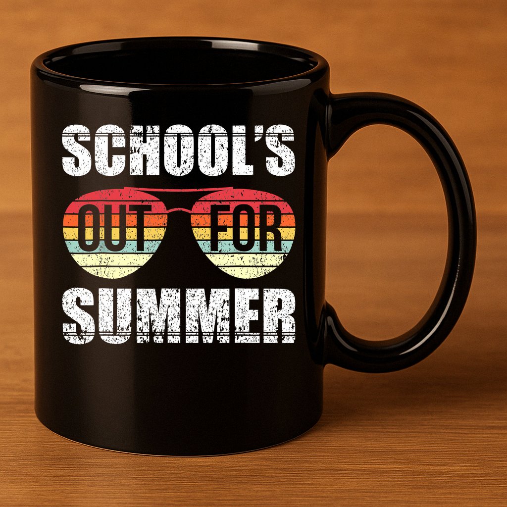 Graduation Schools Out For Summer Students Teacher 11oz C Handle Ceramic Mug