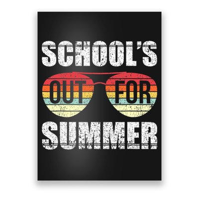 Graduation Schools Out For Summer Students Teacher Poster