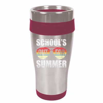 Graduation Schools Out For Summer Students Teacher 16oz Travel Tumbler